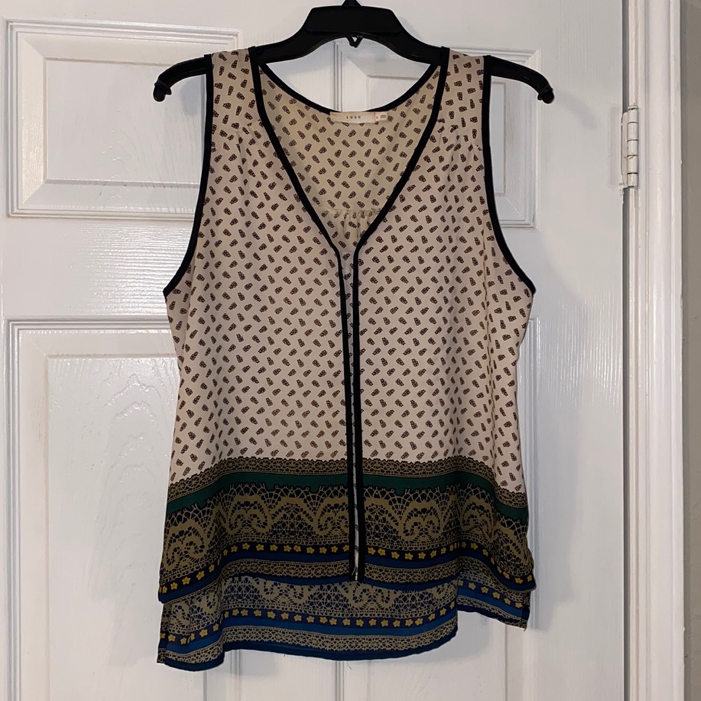 Lush Printed Woven Tank